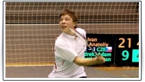 Badminton Adam Mendrek