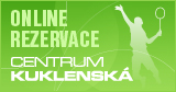 rezervace badmintonových kurtů Brno Kuklenská
