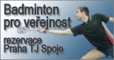 rezervace badmintonových kurtů Praha TJ Spoje