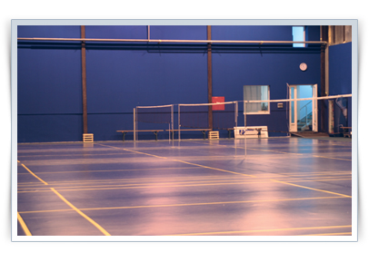 badminton area