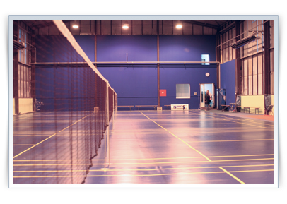 badminton area