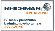 badmintonový turnaj Reichman Open 2010
