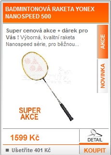 Yonex Nanospeed 500